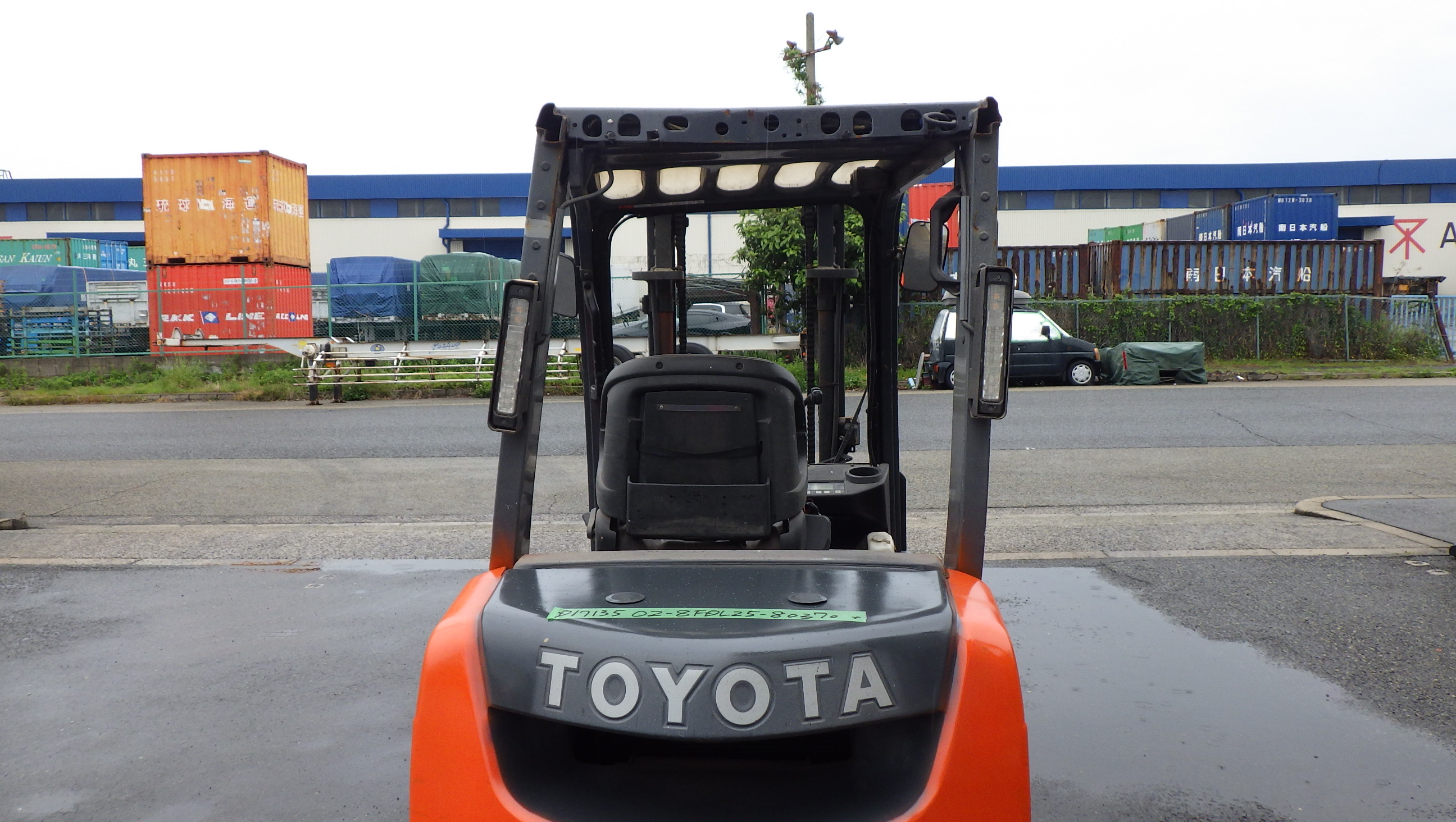 Xe nâng dầu Toyota 2.5 tấn 02-8FDL25 (80370), sản xuất năm 2020