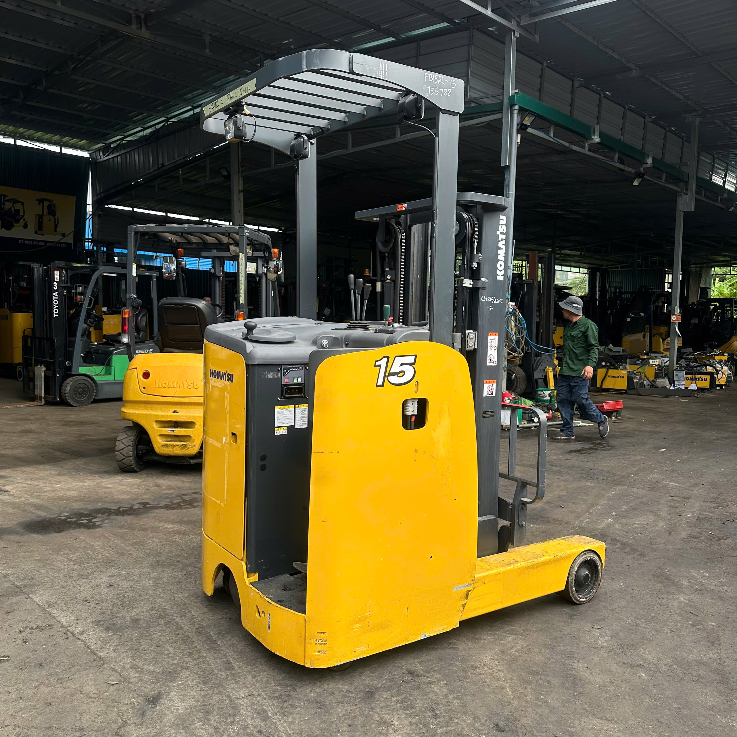 Xe nâng điện Komatsu FB15RL-15 (155788), sản xuất năm 2016