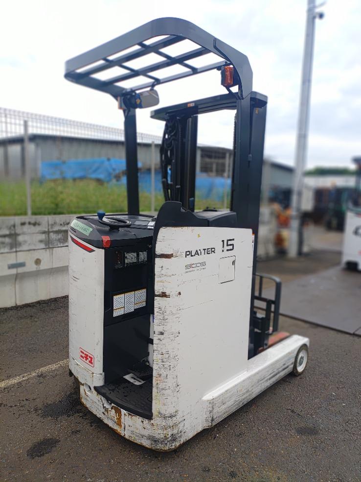 Xe nâng điện đứng lái Nichyiu 1.5 tấn, seri 16465 sản xuất năm 2002