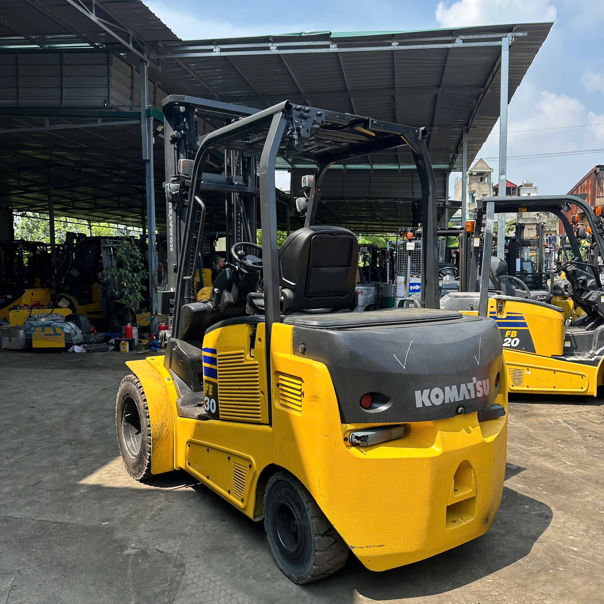 Xe nâng điện Komatsu 3 tấn FE30-1 (305742), sản xuất năm 2018