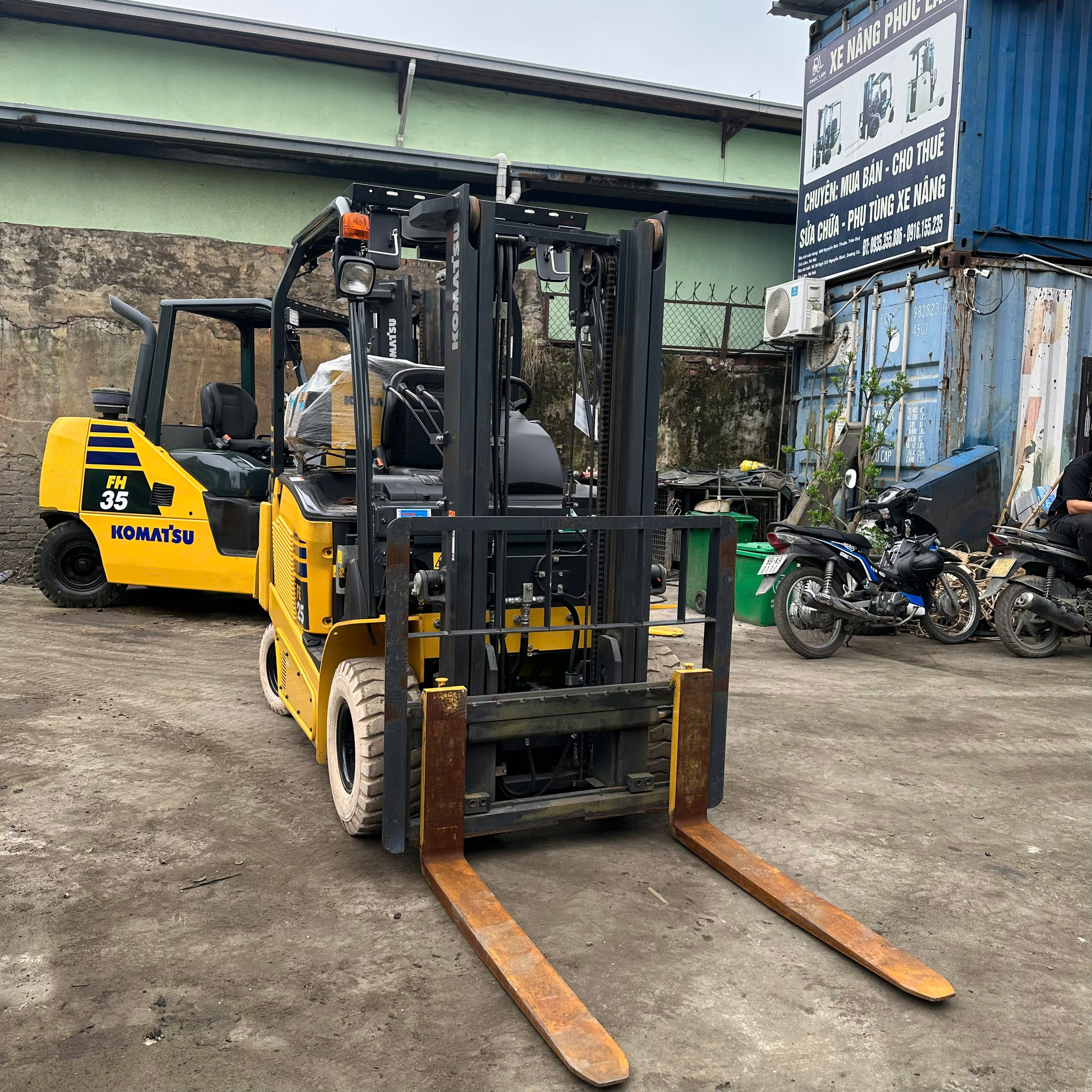 Xe nâng điện Komatsu 2.5 tấn, FE25-1 306411, năm 2018