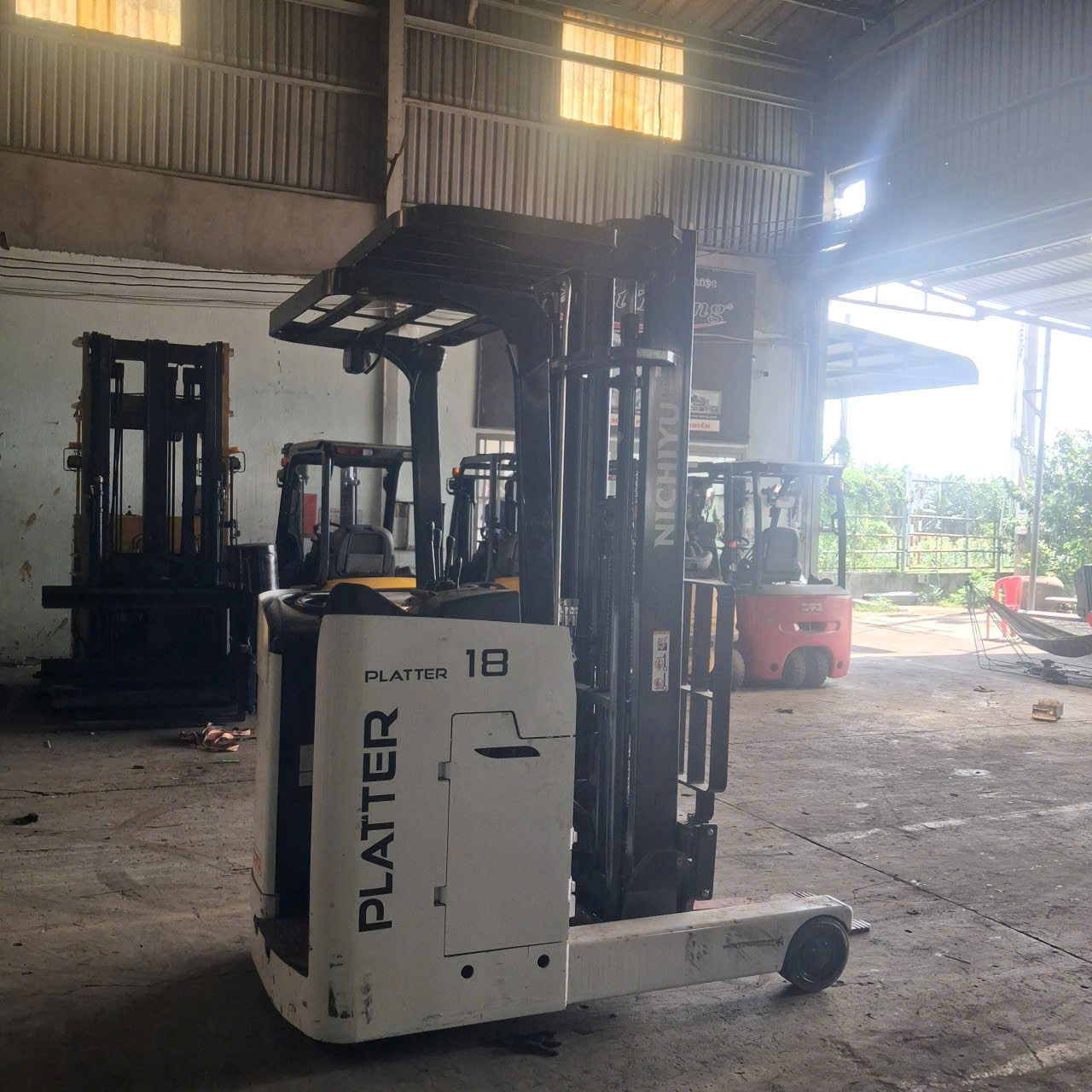 Xe nâng điện Nichiyu 1.8 tấn FBR18-85B-400PFLCS (1360-07443),  sản xuất năm 2020
