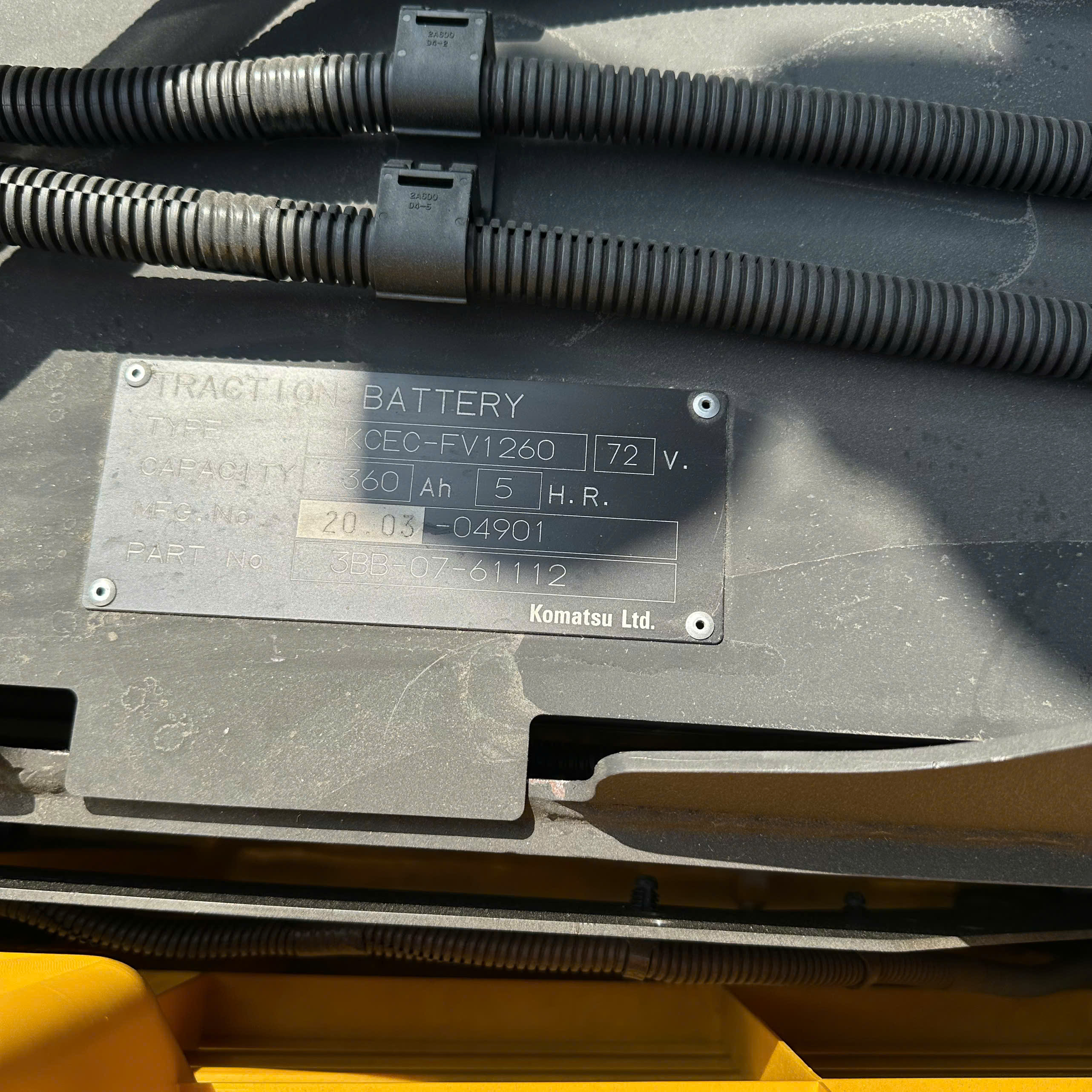 Xe nâng điện Koamatsu 2.5 tấn  FE25-1 (309186), sản xuất năm 2020