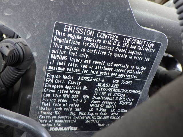 Xe nâng dầu 4.0 tấn Komatsu FH40-2 serial 141153