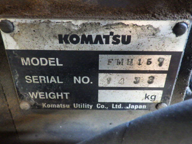 Xe nâng điện 1.5 tấn Komatsu FB15-12/833973