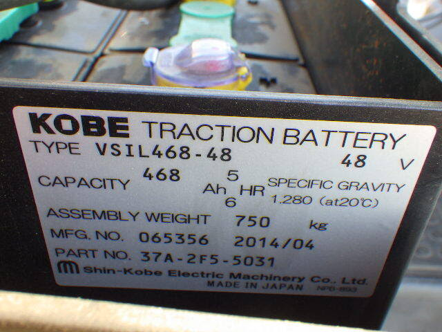 Xe nâng điện 1.8 tấn Komatsu model FB18-12 serial 846770