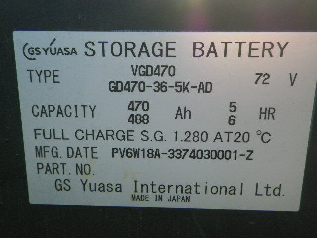 Xe nâng điện 2.5 tấn Komatsu FB25-12 serial 100181