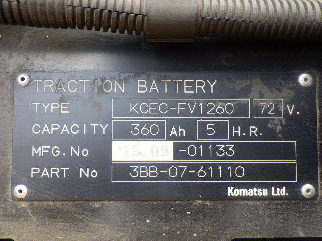 Xe nâng điện 2.5 tấn Komatsu FE25-1 serial 301210