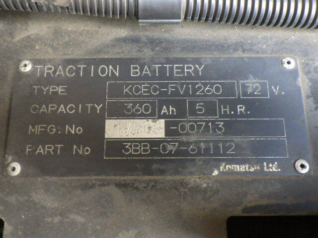 Xe nâng điện 2.5 tấn Komatsu FE25-1/303613