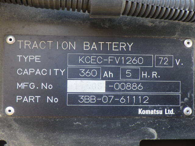 Xe nâng điện 2.5 tấn Komatsu FE25-1 serial 303833