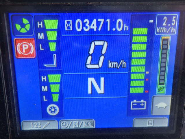 Xe nâng điện 2.5 tấn Komatsu FE25-1 serial 303833