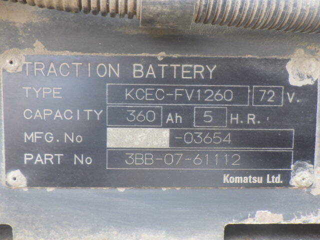 Xe nâng điện 2.5 tấn Komatsu FE25H-1/307500