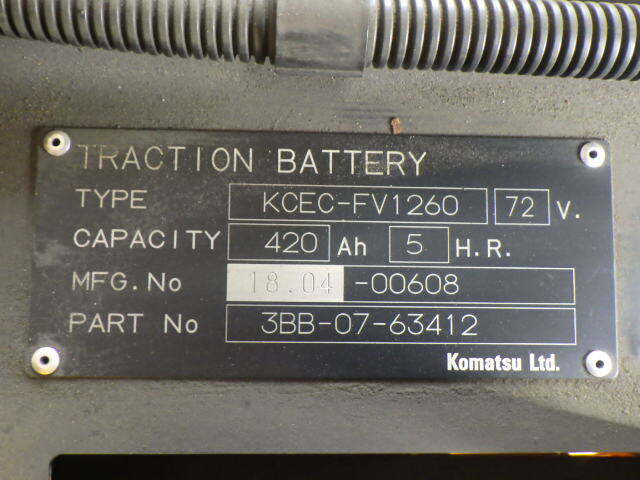 Xe nâng điện 3.0 tấn Komatsu FE30-1 serial 305371