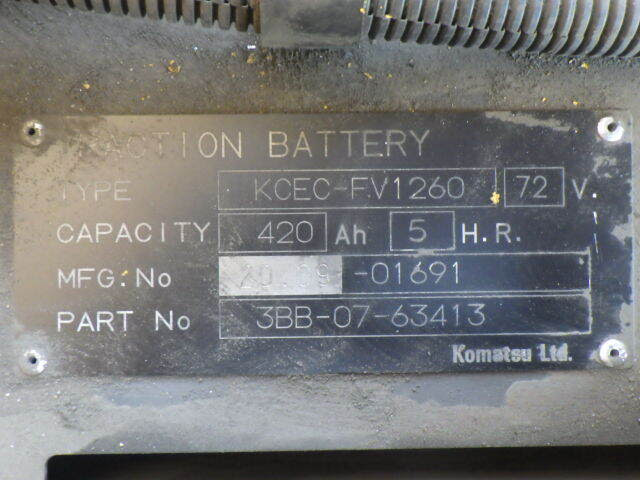 Xe nâng điện 3.0 tấn Komatsu FE30-1 serial 310190