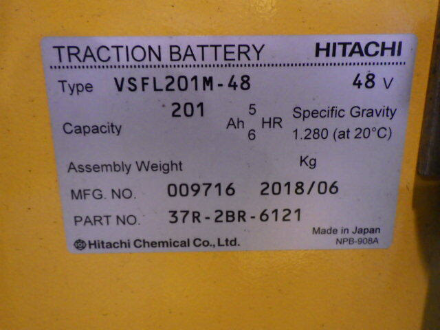 Xe nâng điện đứng lái 1.0 tấn Komatsu model FB10RL serial 144210