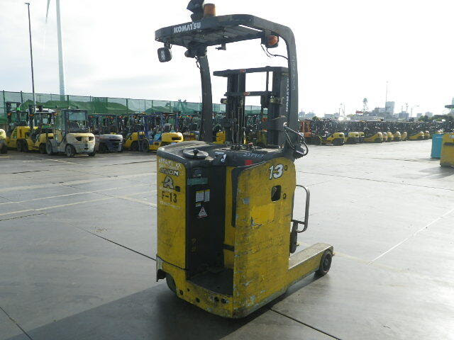 Xe nâng điện đứng lái 1.3 tấn Komatsu model FB13RS-14 serial 142508