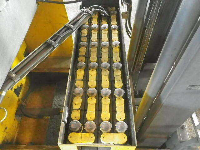 Xe nâng điện đứng lái 1.3 tấn Komatsu model FB13RS-14 serial 142508