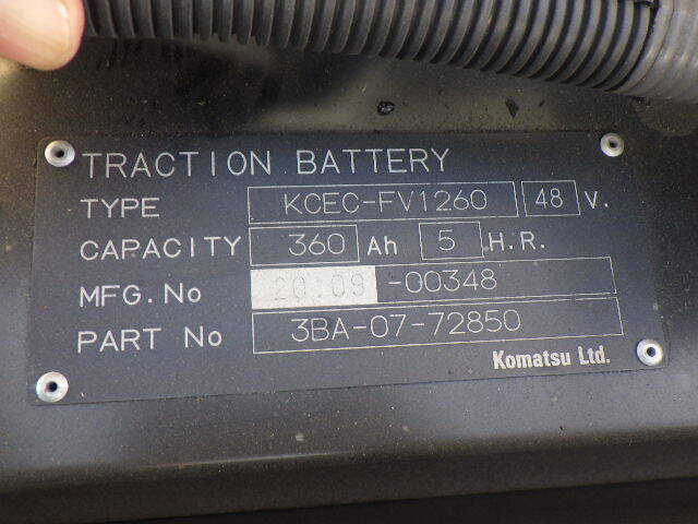 Xe nâng điện Komatsu 1.5 tấn FE15-1 serial 400347