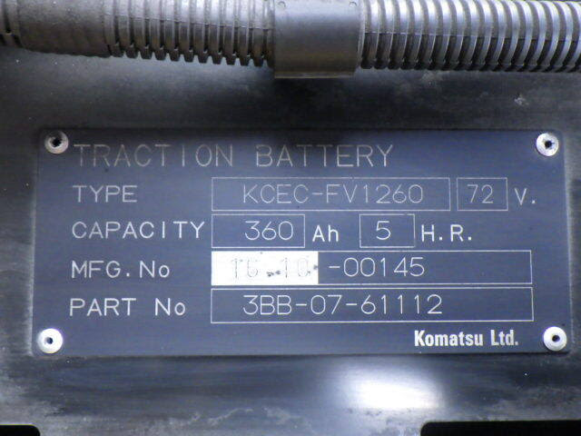Xe nâng điện 2.5 tấn Komatsu FE25-1 serial 302809