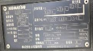 Xe nâng điện Komatsu 2.5 tấn Model: FE25-1 303082