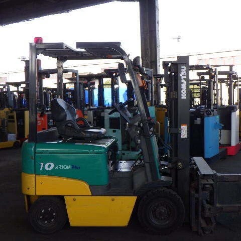 Xe nâng điện Komatsu 1.0 tấn, FB10EX-11 gắn bộ kẹp vuông