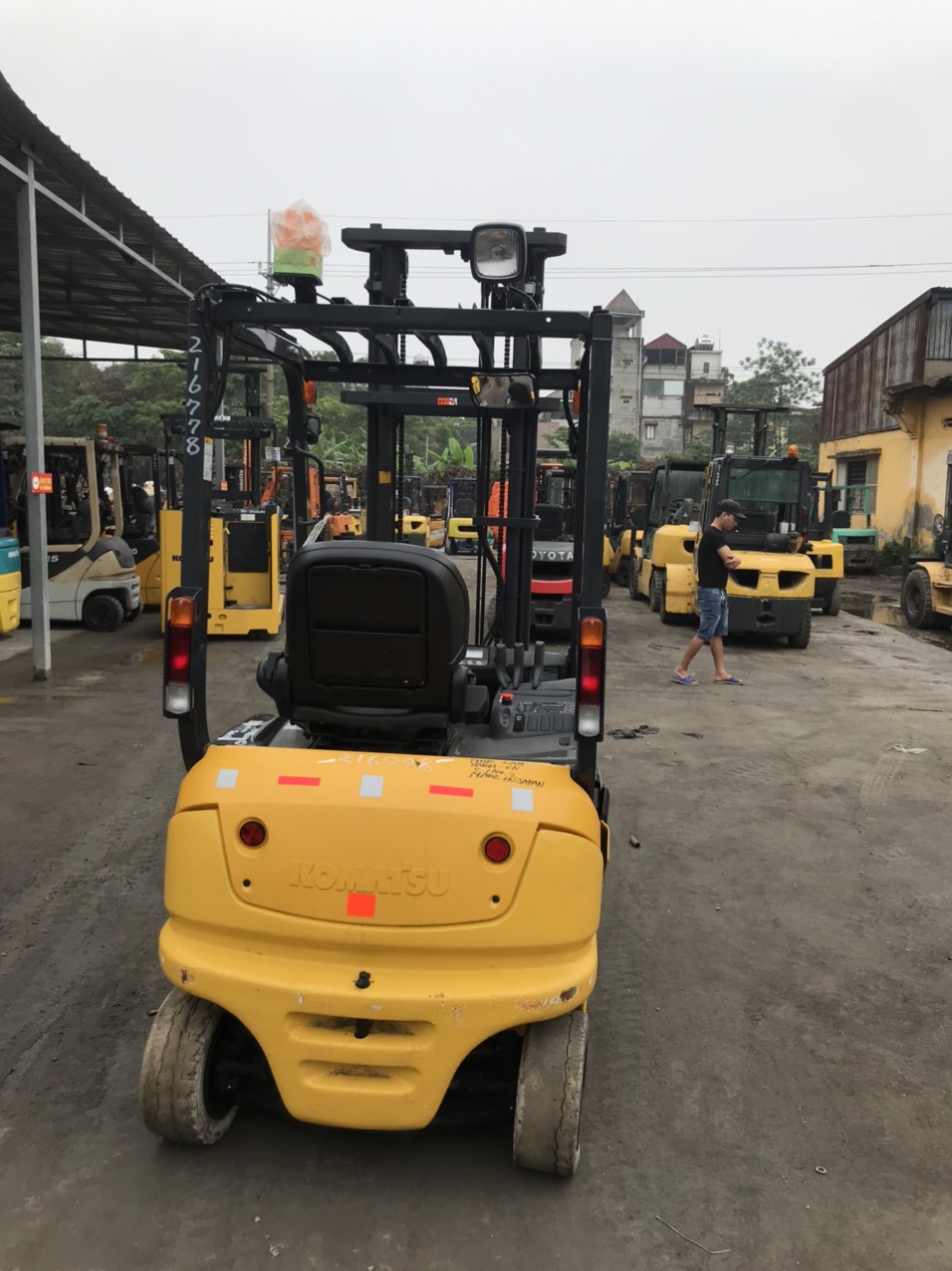 Xe nâng điện Komatsu 1.5 t FB15-12 sx 2018