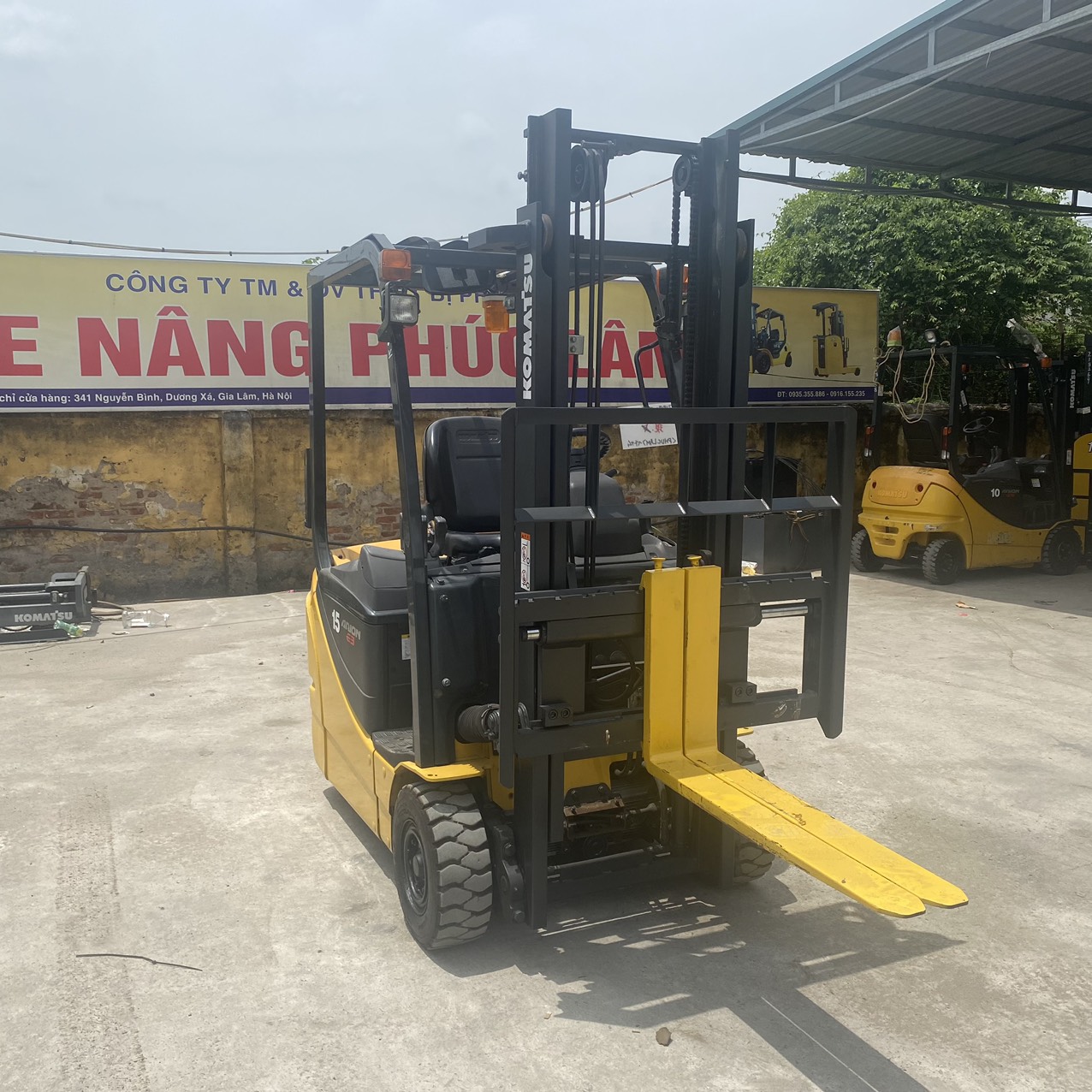 Xe nâng điện Komatsu 1.5 tấn 3 bánh FB15M-12