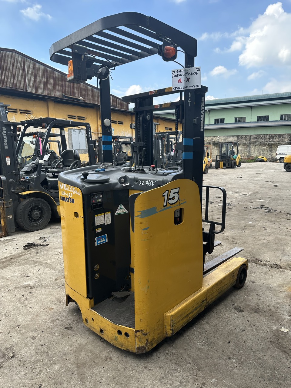 Xe nâng điện Komatsu 1.5 tấn FB15W-15-2019