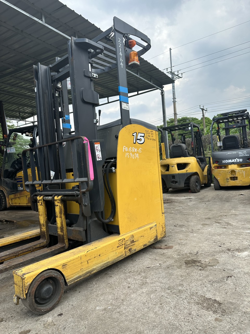 Xe nâng điện Komatsu 1.5 tấn FB15W-15-2019