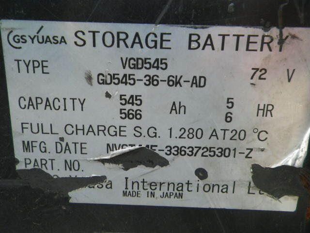 Xe nâng điện Komatsu 3 tấn FB30-11 #820191