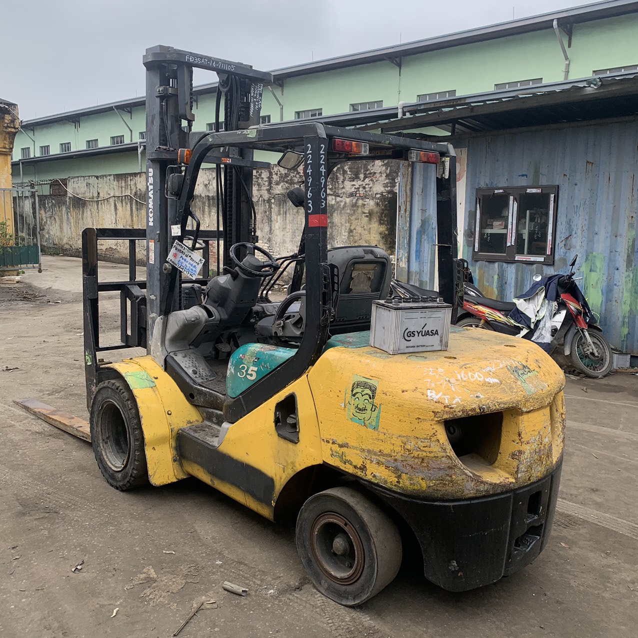 Xe nâng dầu Komatsu 3.5 T#711105