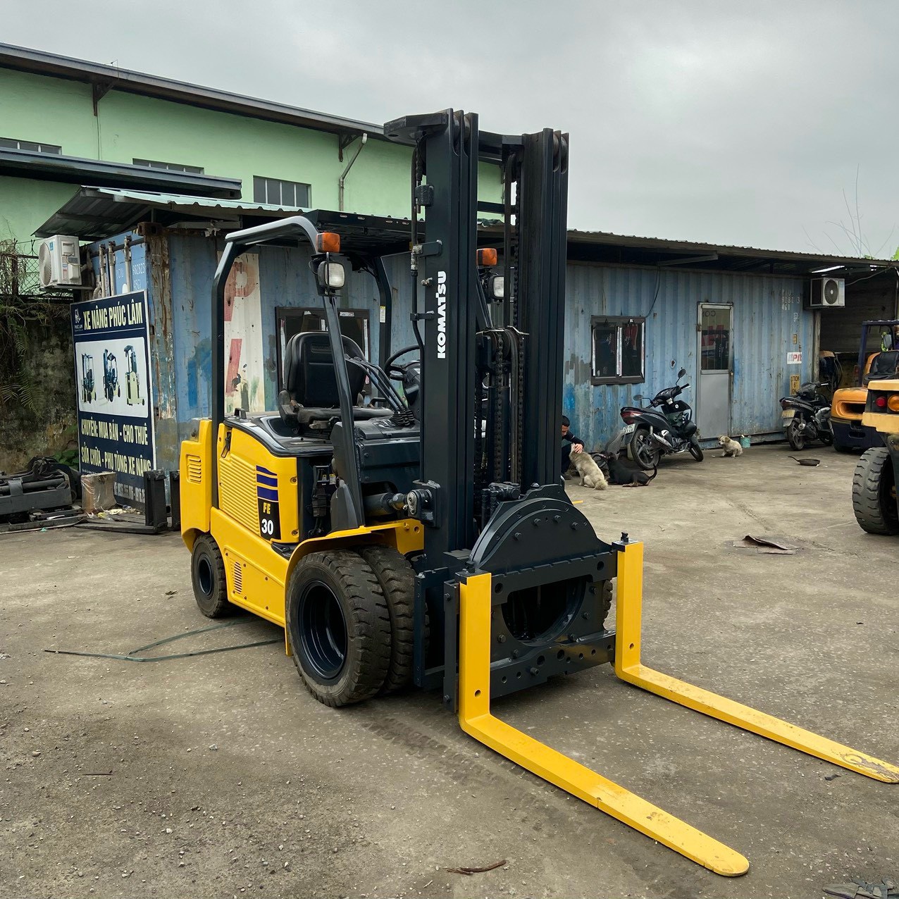 Xe nâng điện Komatsu 3.0 tấn FE30-1#306492