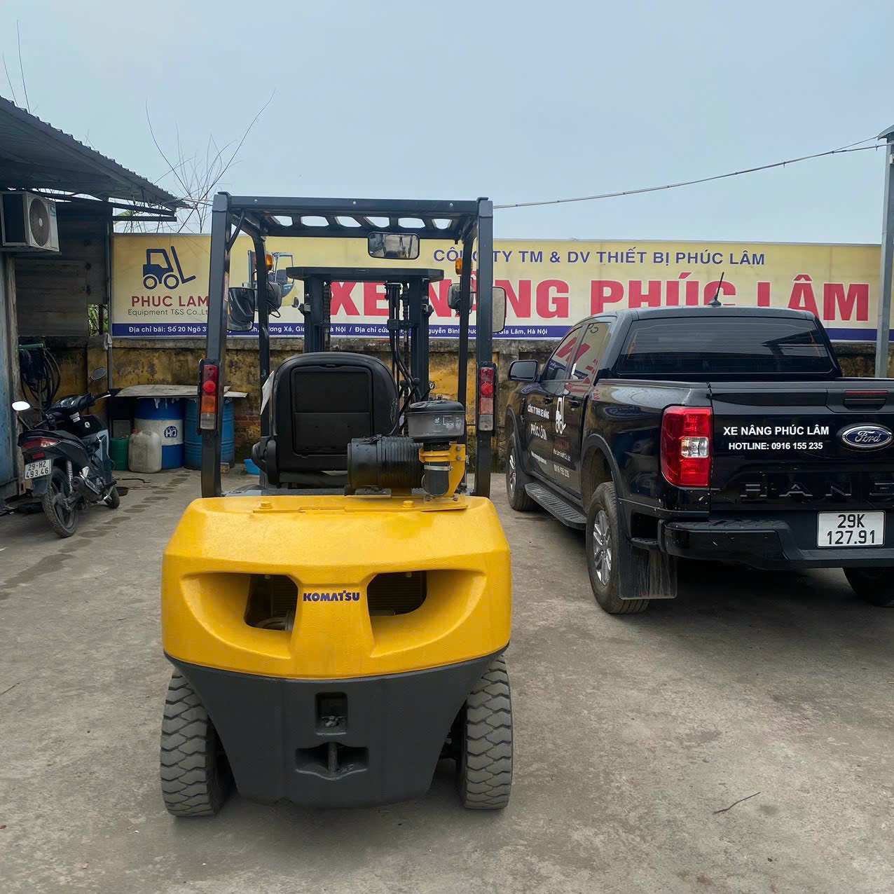 Xe nâng dầu Komatsu 2,5 tấn FD25T-17