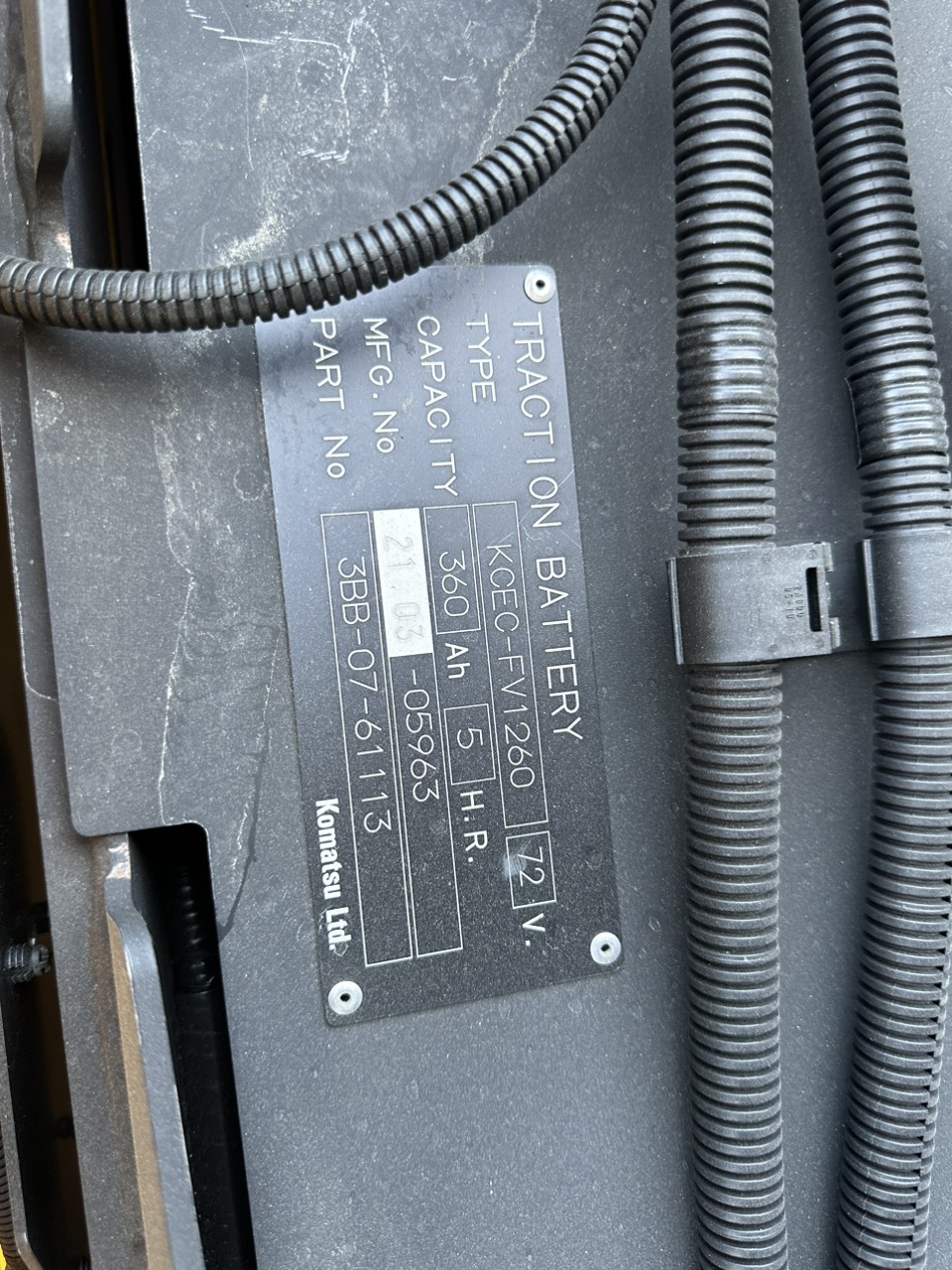 Xe nâng điện Komatsu 2.5 tấn FE25-1#305907