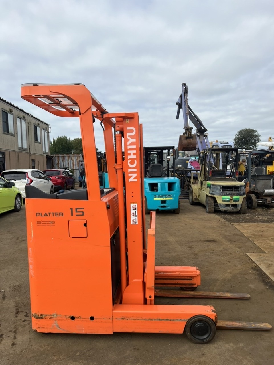 Xe nâng điện Nichiyu 1.5T FBRM15-85-300 # 1360