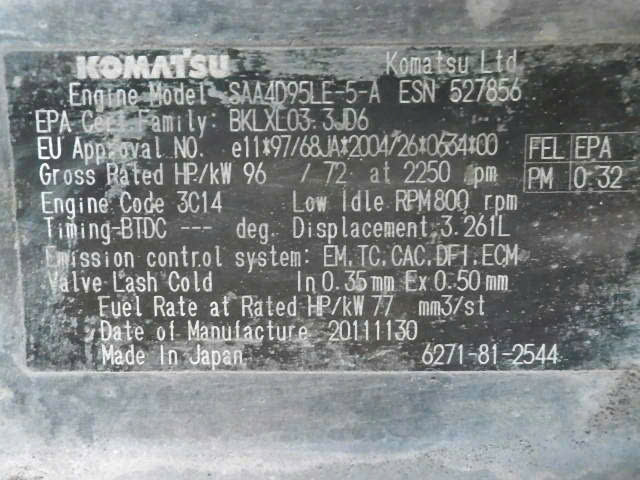 Xe nâng dầu Komatsu 6 tấn FD60-10 #55397