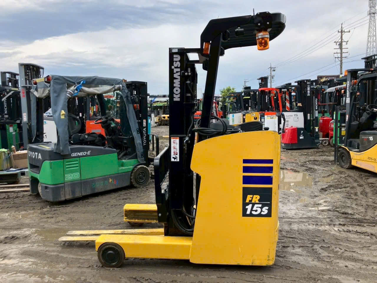 Xe nâng điện Komatsu 1.5 tấn FR15-1 #R1H-41952