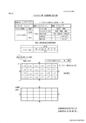 Xe nâng điện Komatsu 1.5 tấn FB15G-12#856107