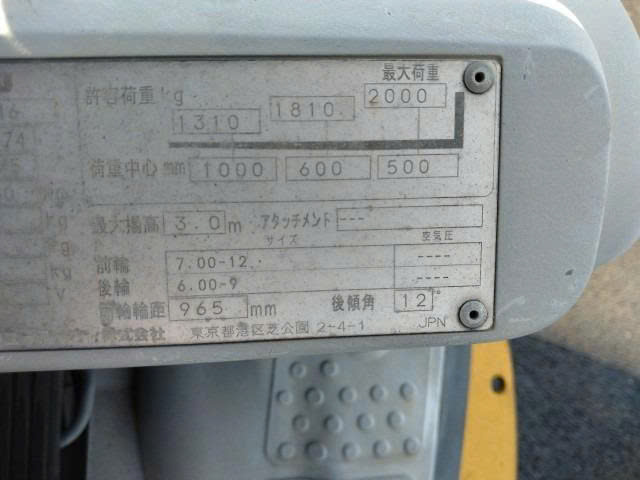 Xe nâng dầu Komatsu FD20C-16 # 726174