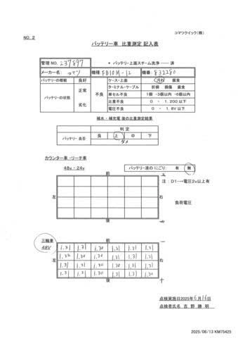 Xe nâng điện Komatsu 1 tấn FB10M-12#832280