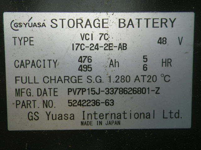 Xe nâng điện Komatsu 2.5 tấn - FR25-1#06533