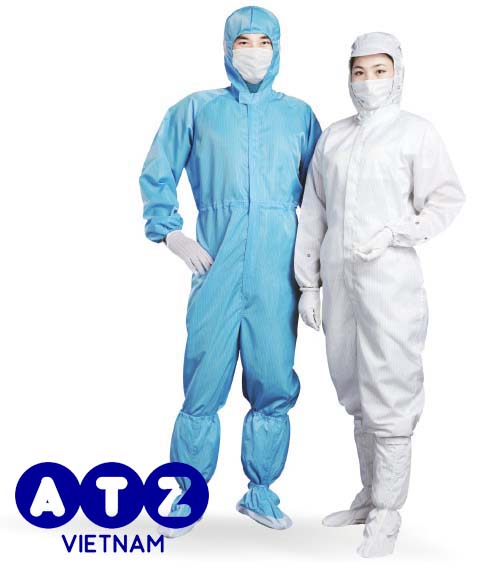Bộ áo liền quần chống tĩnh điện