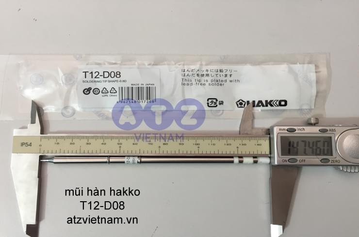 mũi hàn hakko T12-D08 giá tốt