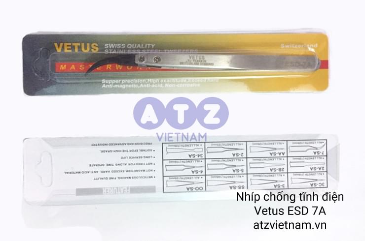phân phối nhíp chống tĩnh điện Vetus ESD 7A
