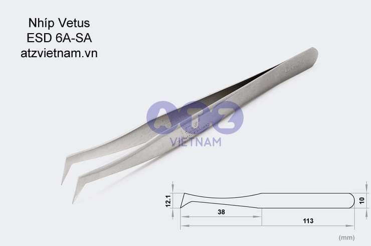 Nhíp Vetus ESD 6A-SA chống tĩnh điện