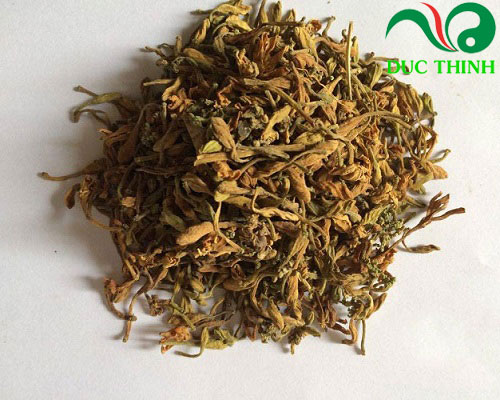 Hoa đu đủ đực sau khi phơi khô