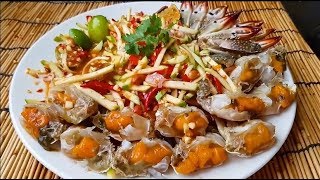 Gỏi Cua Sống - Đặc Sản Thái Lan