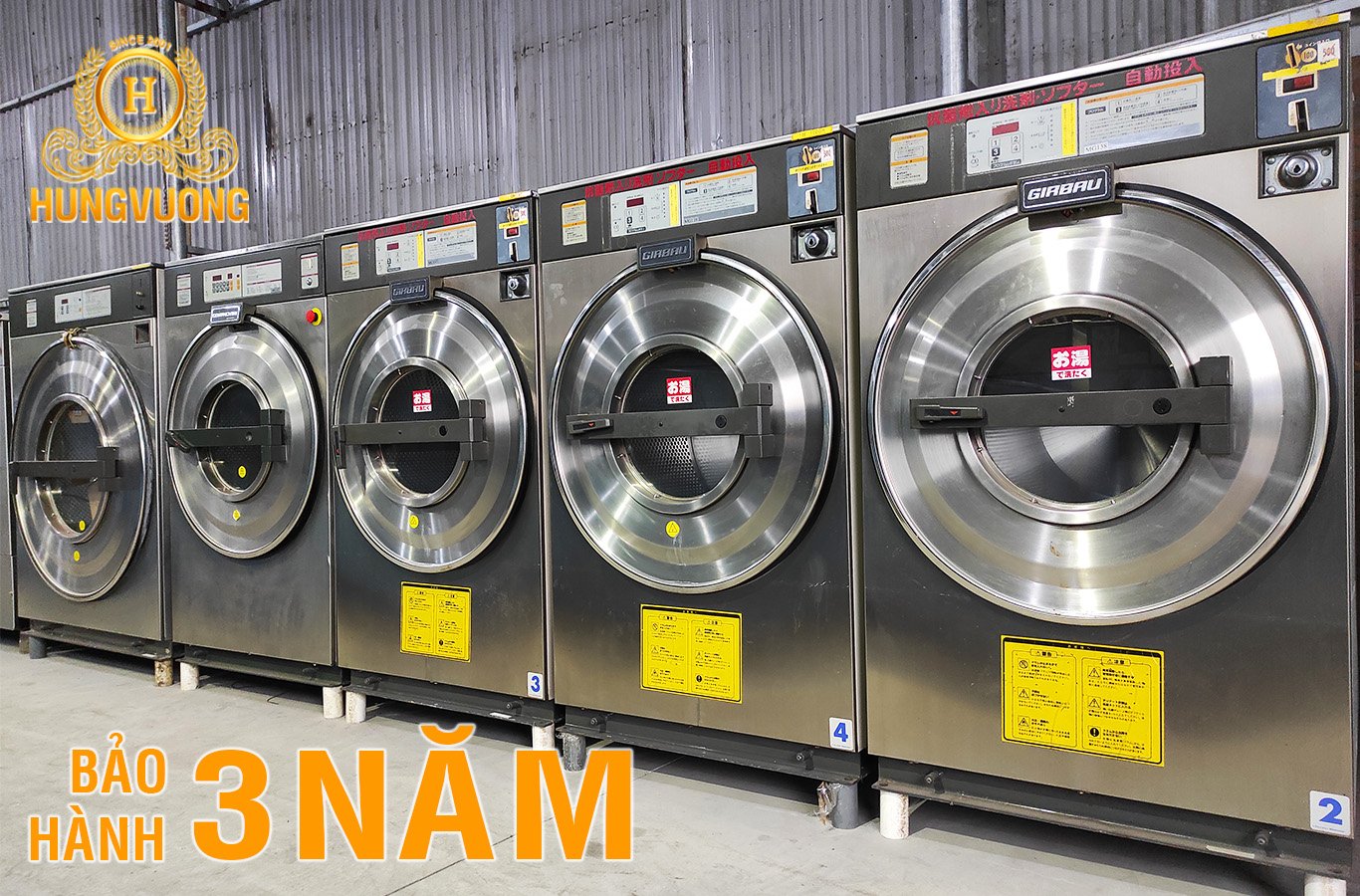 Nên mua máy giặt công nghiệp loại nào tốt, bảo hành dài hạn