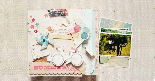 Cách làm bìa scrapbook đơn giản và đẹp nhất