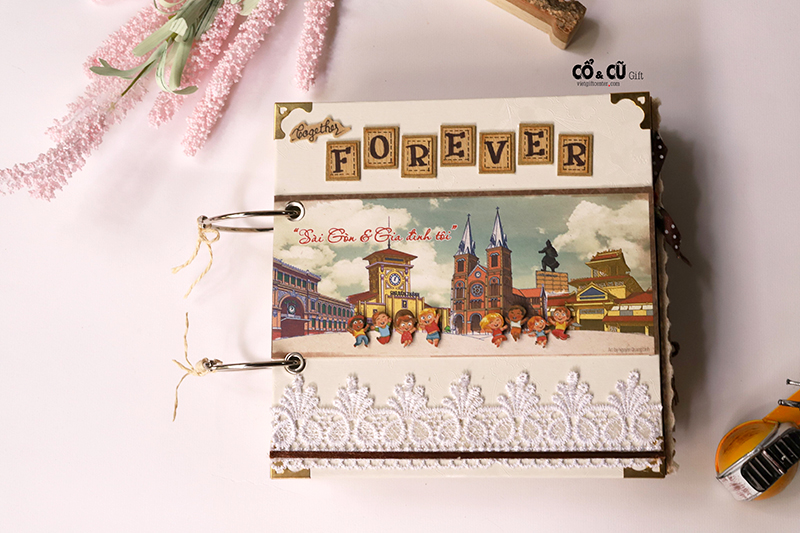 Scrapbook Thiết Kế Theo Yêu Cầu - Album Ảnh Gia Đình Ý Nghĩa